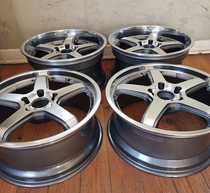 Sleek satin grey